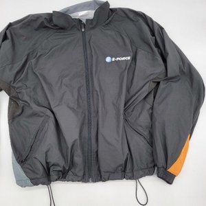 E-Force Racquetball Full-Zip Windbreaker Warm Up Jacket Men’s Size Small